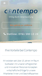 Mobile Screenshot of contempo.jobcenter24h.de